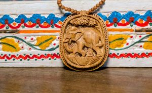 Non Polished Wooden Jewelry, Color : Brown, Gender : Female