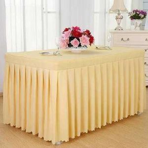 Beige Table Frill