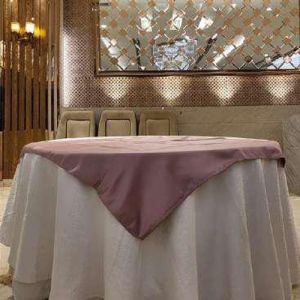 Dusty Rose Table Overlay