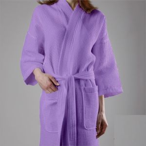 Ladies Purple Bathrobe