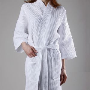 Ladies White Bathrobe