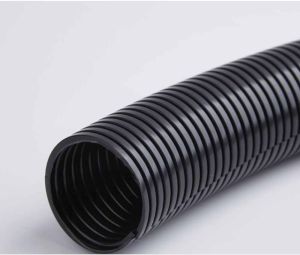 PVC Corrugated Pipe, Color : Black