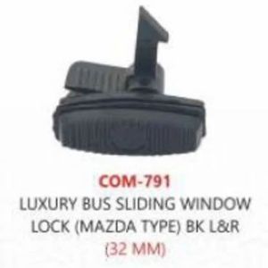Com -791 Bus Sliding Window Lock, Color : Black, Finish Type : Crome