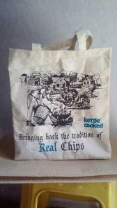 Vintage Print Canvas Grocery Tote Bag, Closure Type : Open-top Design