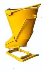Mild Steel Concrete Bucket, Color : Yellow for Construction