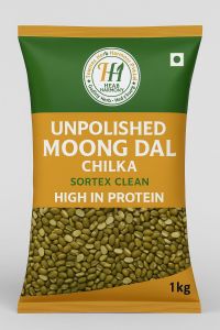 Green Organic Moong Dal for Cooking, Human Consumption