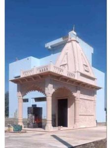 23 Feet Pink Sandstone Temple