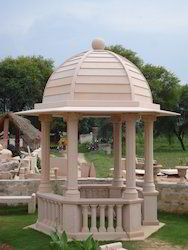 Hand Carved Sandstone Royal Gazebo