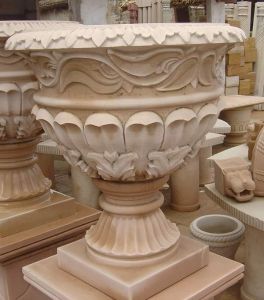 Outdoor Decorative Stone Planter
