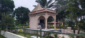 Pink Sandstone Handcrafted Palace Style Temple