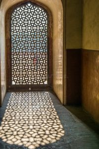 Red Sandstone Decorative Jali