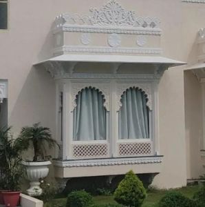 Red Sandstone Window Jali 5x5x11 Feet