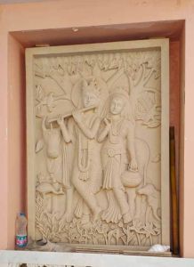 Sandstone Decorative Carved Wall Panel