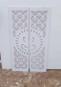 White Sandstone Intricate Jali Screen, Design : Antique
