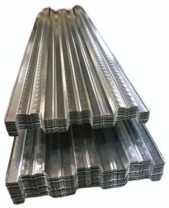 Smooth Finish 3mm Galvanized Iron Deck Sheet, Color : Silver