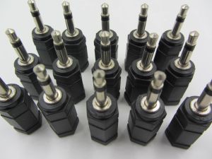 Polished ABS Plastic Audio Adapters, Color : Grey Modern