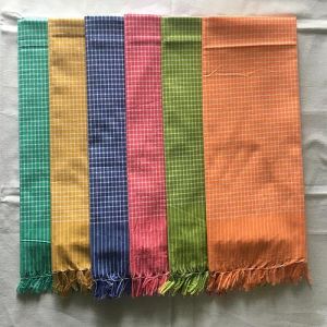 30x60 Inch Cotton Mini Check Bath Towel