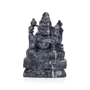 Natural Fossil Texture Narasimha Lakshmi Shaligram Murti