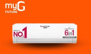 LG 6 in 1 Convertible 1 Ton Inverter Split AC