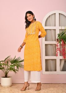 Jaipur Women Cotton Lehariya 2pc Set