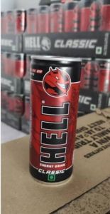 Hell Energy Drink 250ml, Packaging Type : Can