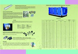 Electric Dehumidifier Air Handling Unit, Color : Blue, 75000