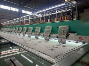 Automatic 24 Head Embroidery Machine, Color : Grey