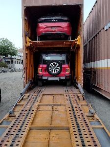 Car Transportation Via Car Carrier