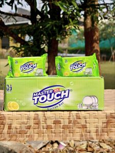 Master Touch Dishwash Bar 10 Rs, Color : Green, Form : Solid
