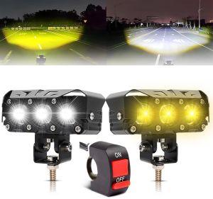 Iron 3 LED Fog Light, Color : White, Yellow, White Yellow