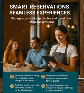 Restaurants real-time Booking Management