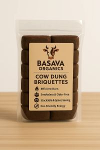 Cow Dung Briquettes