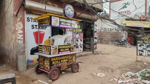 Stainless Steel Food Cart, Color : Silver