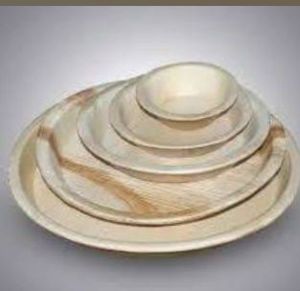 Areca Leaf Plate, Color : Natural 6 Inch, 8 Inch, 10 Inch