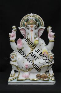Lord Marble Ganesh Statue