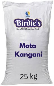 Birdie\'S 25kg Birdies Moti Kangni Bird Food, Packaging Type : Bag