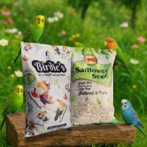 Birdie'S Premium Safflower Seeds and Mix Bird Seeds Combo