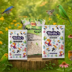 Birdie'S Sunflower Seeds and Safflower Bird Seeds Combo