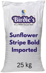25kg Birdies Sunflower Stripe Imported Seeds
