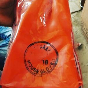 Latex Household Gloves, Size : Free, Finger Type : Full Fingered