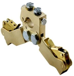 Electrol Plated Mild Steel Brush Holder Assemblies, Color : Silver