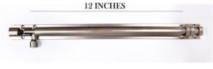 Polished 12 Inches Stainless Steel Tower Bolt, Color : Silver