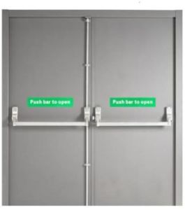 Stainless Steel Three Point Door Panic Bar