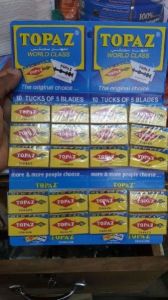 Topaz Razor Blades, Variety : Double Edge