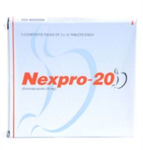 20mg Nexpro Esomeprazole Tablets, Medicine Type : Allopathic