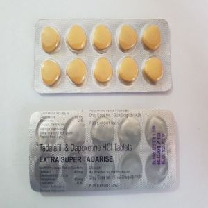 Extra Super Tadarise Tablets, Packaging Size : Alu Alu