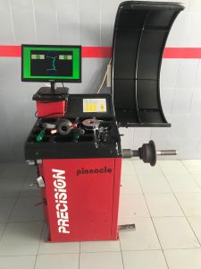 Automatic Electric Wheel Balancing Machine, Color : Blue, Grey