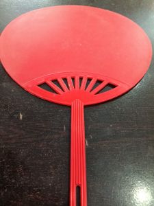 Plastic Hand Fan, Color : Black, Blue, White