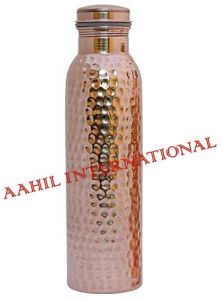 Hammered Copper Water Bottle