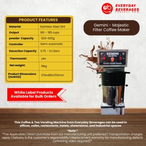 Automatic Gemini Majestic Coffee Maker